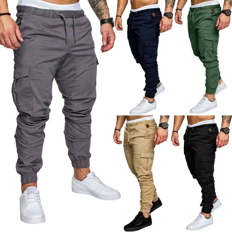 Cargo Pants Trousers for Men Clothes Mens Casual Jogger Man