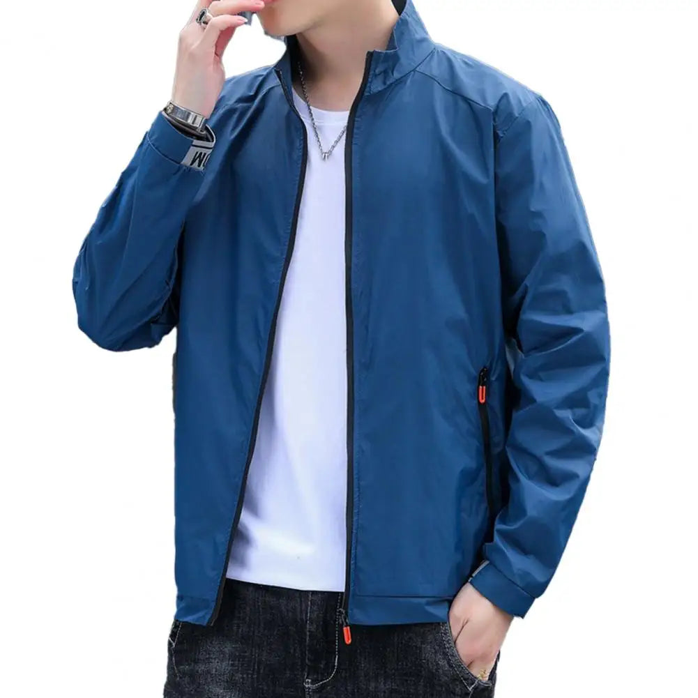 Jackets Men Windbreaker Coats Male Sunscreen Clothing Summer Camping Jacket Ultrathin Cycling Motorcycling Fishing Top