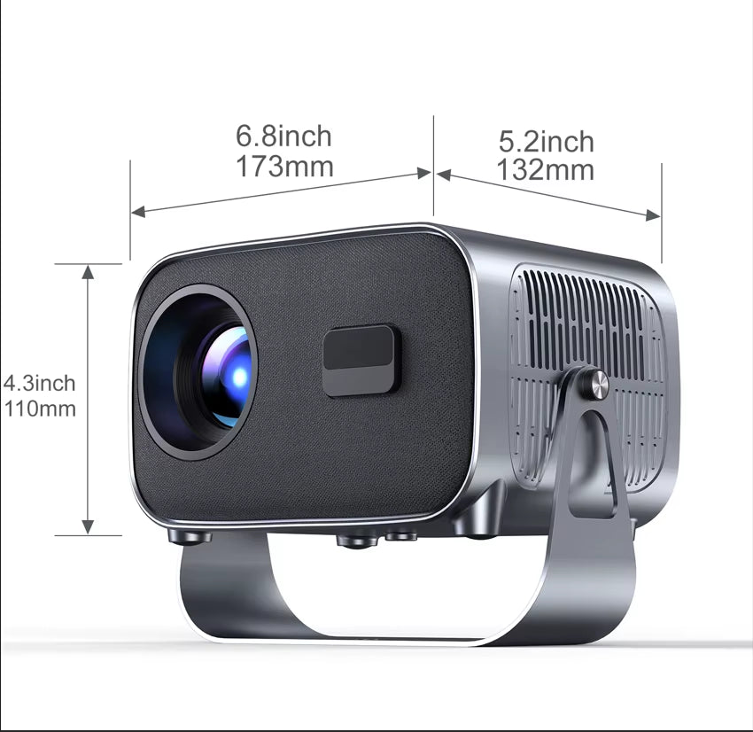 2024 New Android 12.0 System 5G Projector Home Bedroom 8K Ultra HD Home Cinema Small Portable Mobile Projector