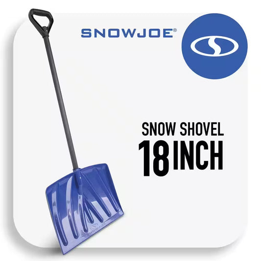 48 In. Handle Poly Blade Snow Shovel with Metal Wear Strip