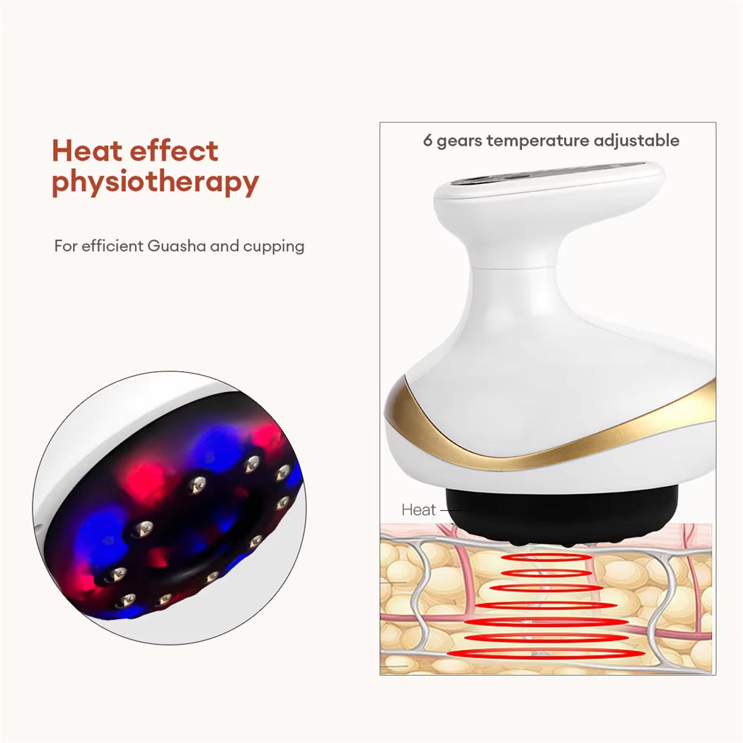 Portable Intelligent Electric Scraping Device Whole Body Heating Walking Cup Vacuum Negative Pressure Suction Cupping Device